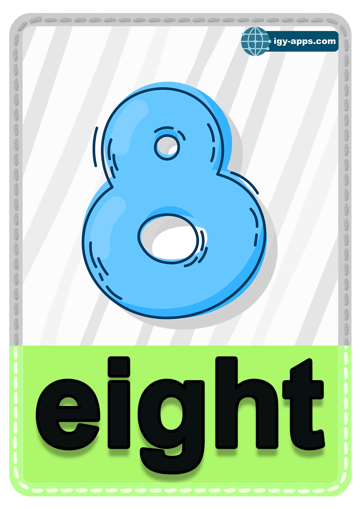 AR Kids Kit Math Flash Cards - English - 8