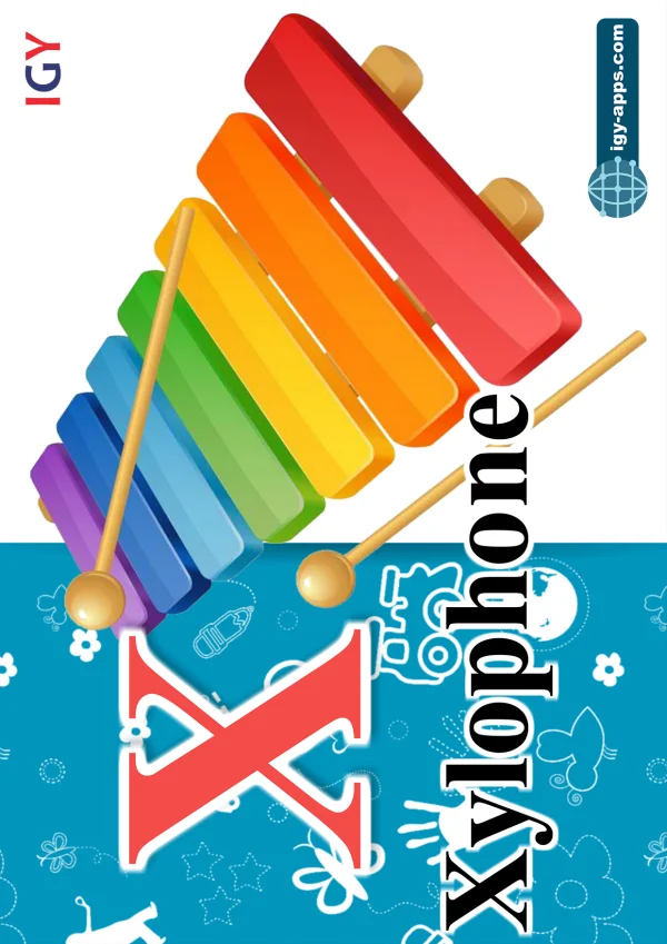 إكسليفون — Xylophone — حرف X