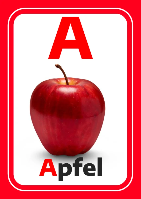 تفاح — Apple — حرف A