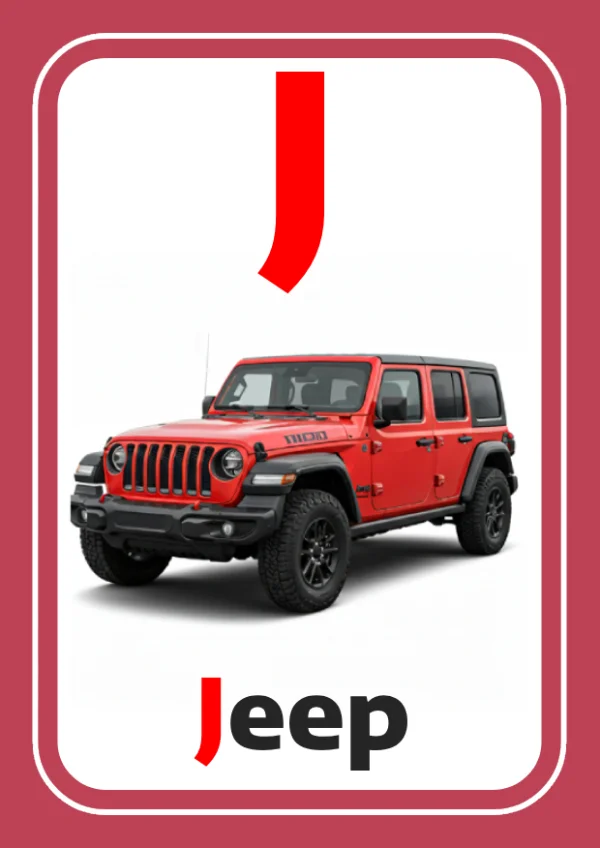 جيب — Jeep — حرف J