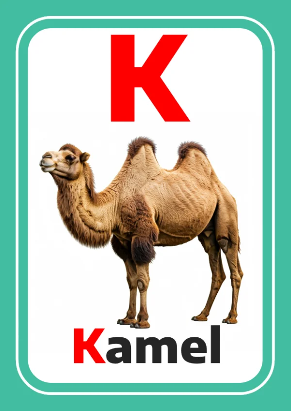 جمل — Camel — حرف K