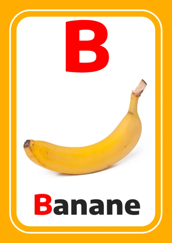 موز — Banana — حرف B