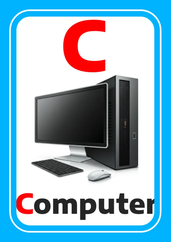 كمبيوتر — Computer — حرف C