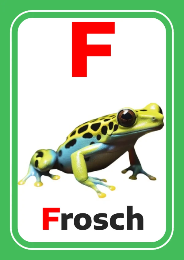 ضفدع — Frog — حرف F