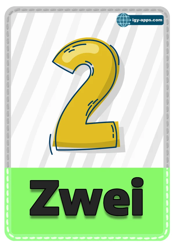 ٢ اثنان — Two — رقم 2