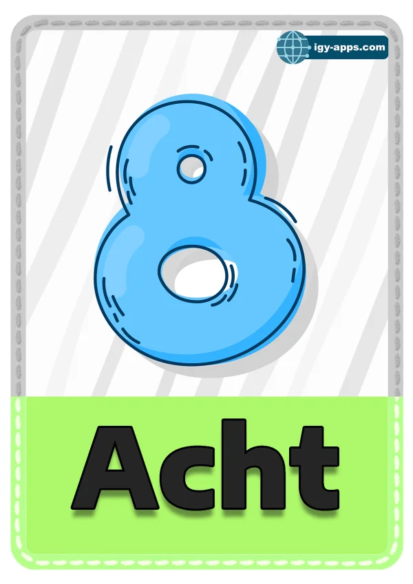 ٨ ثمانية — Eight — رقم 8