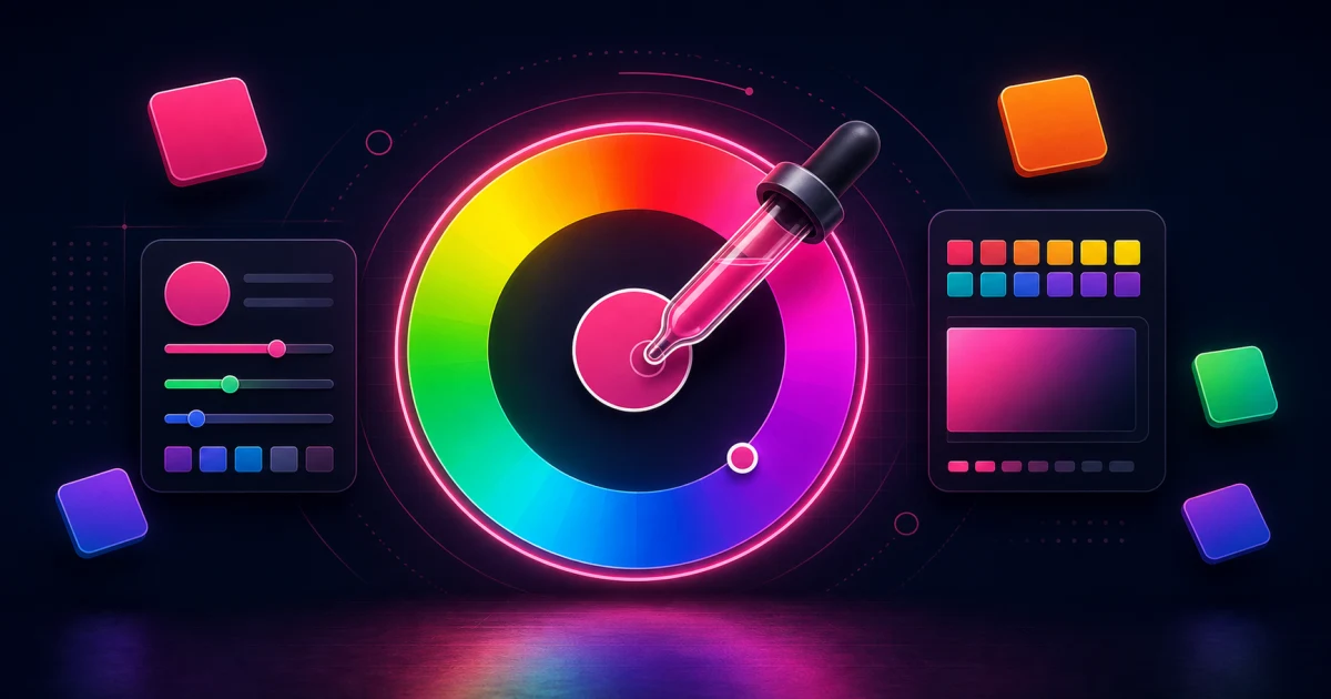 منتقي الألوان من الصور — أكواد HEX وRGB وHSL
